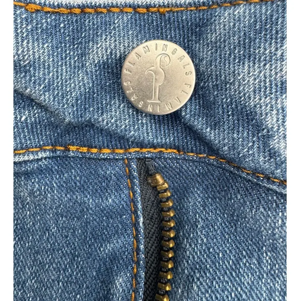 Flamingals Cargo Denim Jean Shorts Rope Tie 3XL 16/18 NWT